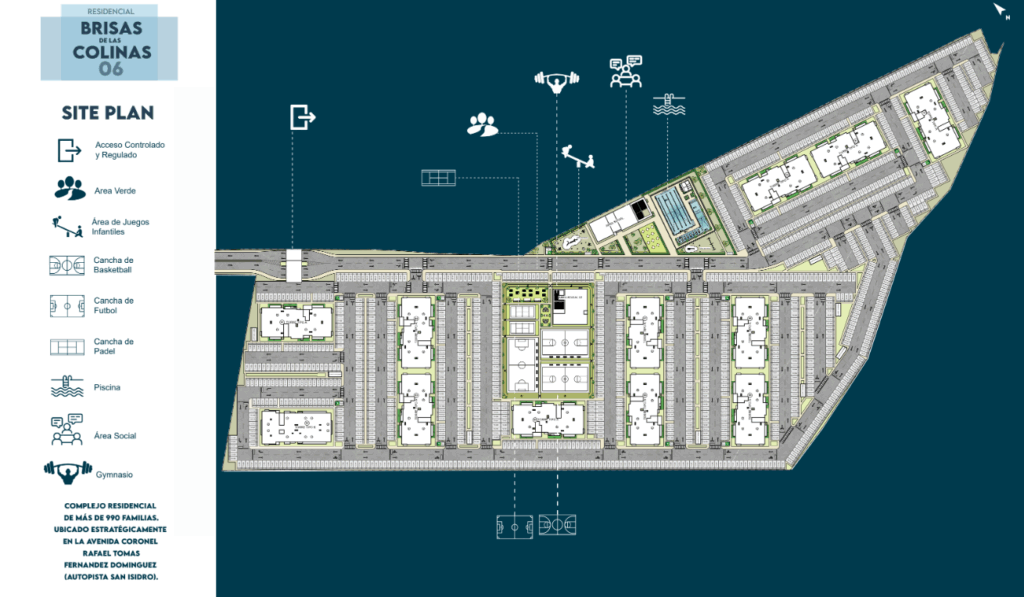 Croquis de la zona de amenidades de Brisas de Las Colinas 6